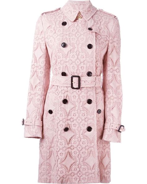 burberry lace trench coat ebay|pre owned Burberry trench coat.